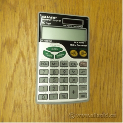 Sharp EL344RB 10 Digit Metric Calculator